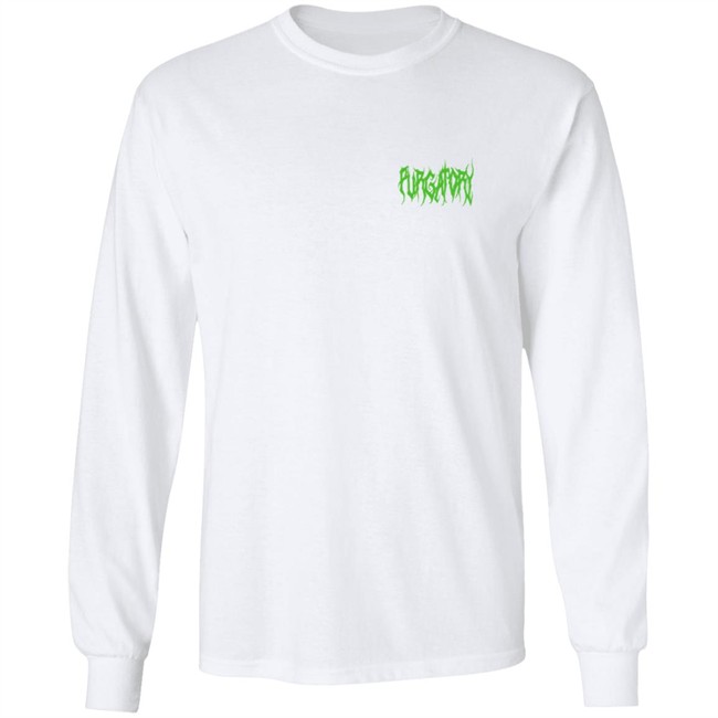 Purgatoryx La Merch Green Essentials T Shirt White Purgatoryx La Merch Green Essentials T Shirt White