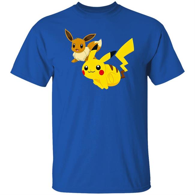 Pikachu And Flareon Pokemon Shirt Graniph Pikachu And Flareon Pokemon Shirt Graniph