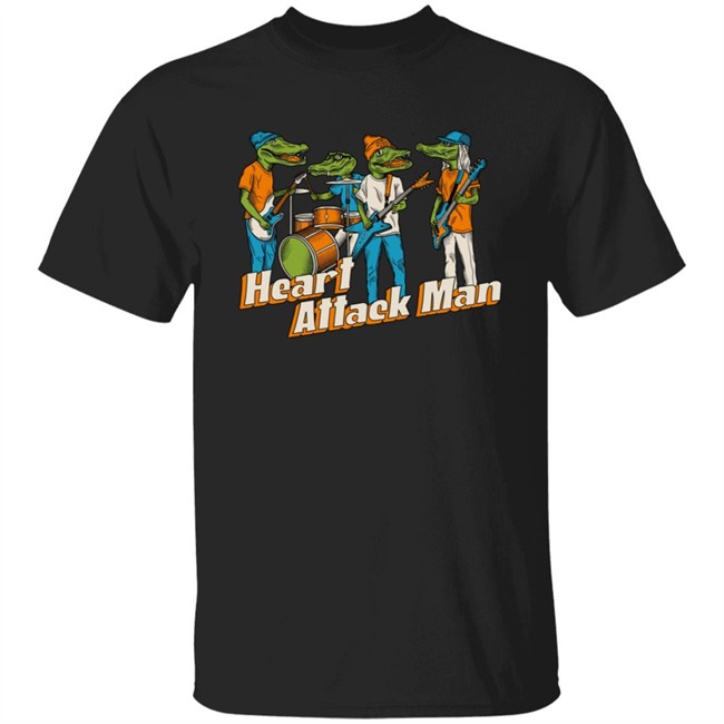 Gators Daily Merch Heart Sttack Man Tee Shirt