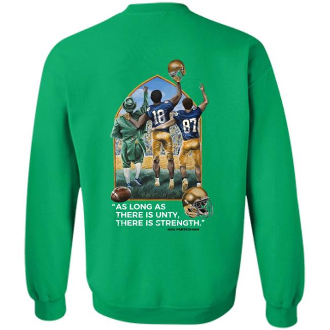 Colosseum Kelly Green Notre Dame Fighting Irish 2021 The Shirt Colosseum Kelly Green Notre Dame Fighting Irish 2021 The Shirt