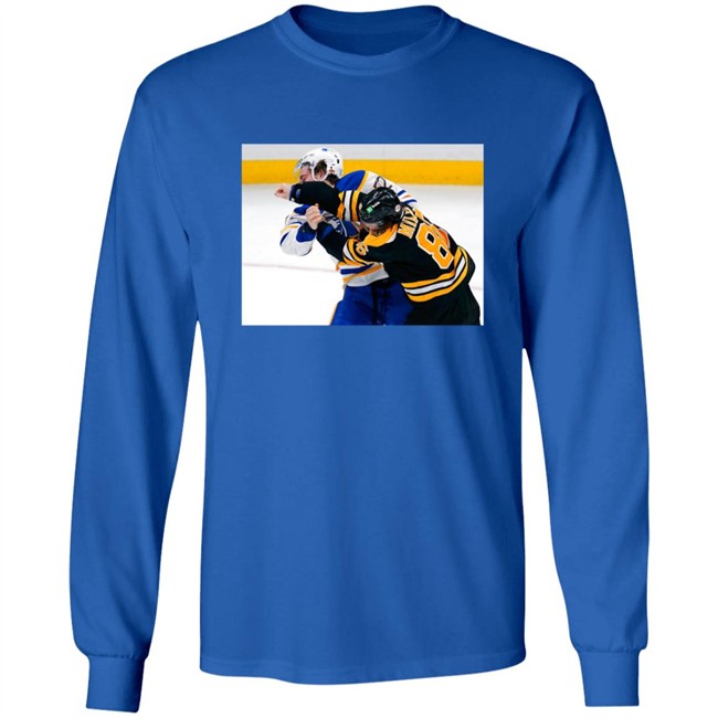 Kevan Miller Punching Tage Thompson Shirt Kevan Miller Punching Tage Thompson Shirt