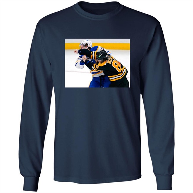 Kevan Miller Punching Tage Thompson Shirt Kevan Miller Punching Tage Thompson Shirt