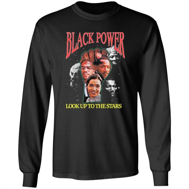 Black Power Look Up To The Stars T Shirt Tyt Attyre Black Power Look Up To The Stars T Shirt Tyt Attyre