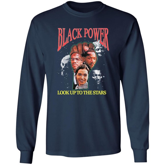 Black Power Look Up To The Stars T Shirt Tyt Attyre Black Power Look Up To The Stars T Shirt Tyt Attyre