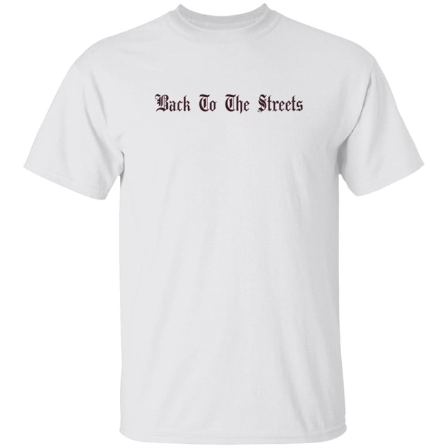 Icy By Saweetie Merch Back To The Streets Tee Shirt