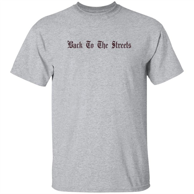 Icy By Saweetie Merch Back To The Streets Tee Shirt Icy By Saweetie Merch Back To The Streets Tee Shirt