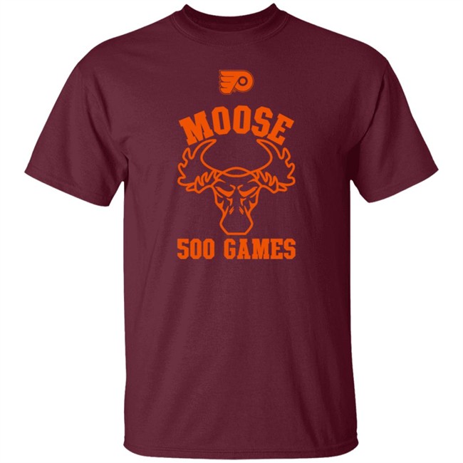 Kevin Hayes Moose 500 Games T Shirt Flyere Brian Elliott Bill Meltzer Kevin Hayes Moose 500 Games T Shirt Flyere Brian Elliott Bill Meltzer