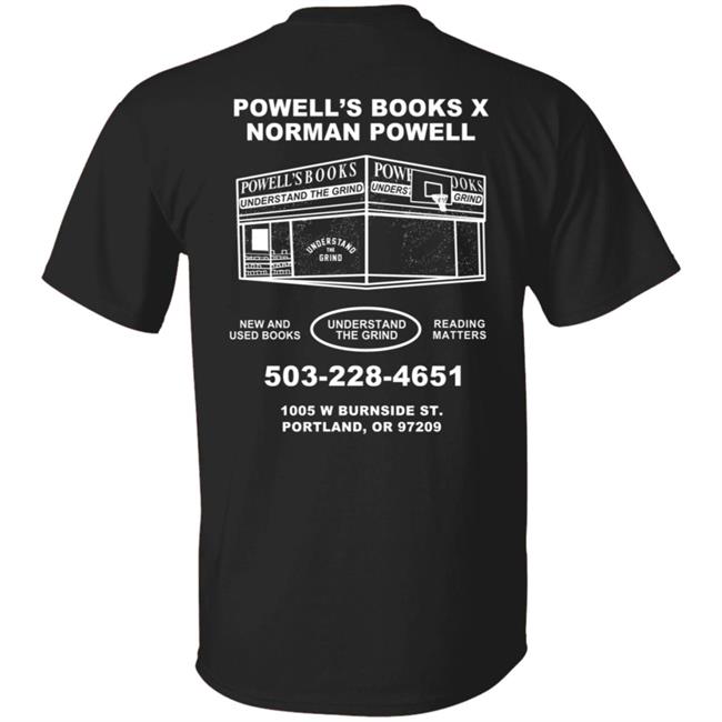 Powell S Book Store X Norm Powell Collab Shirt Powell S Book Store X Norm Powell Collab Shirt