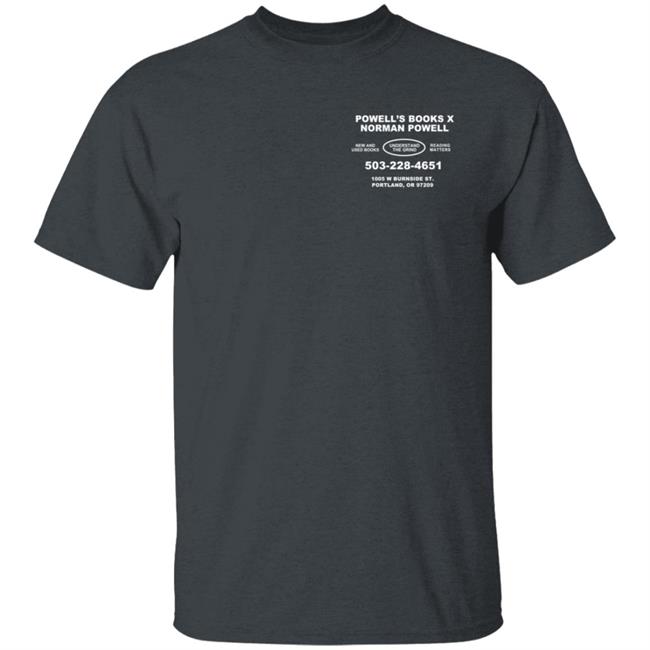 Powell S Book Store X Norm Powell Collab Shirt Powell S Book Store X Norm Powell Collab Shirt