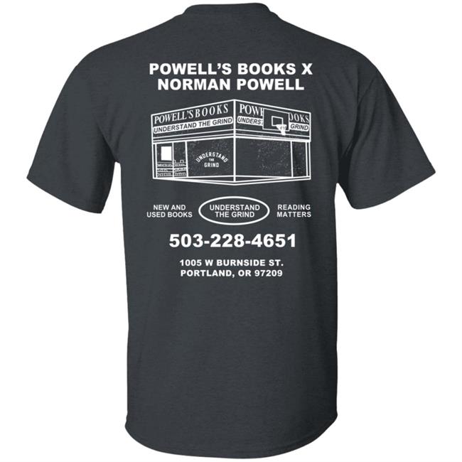 Powell S Book Store X Norm Powell Collab Shirt Powell S Book Store X Norm Powell Collab Shirt