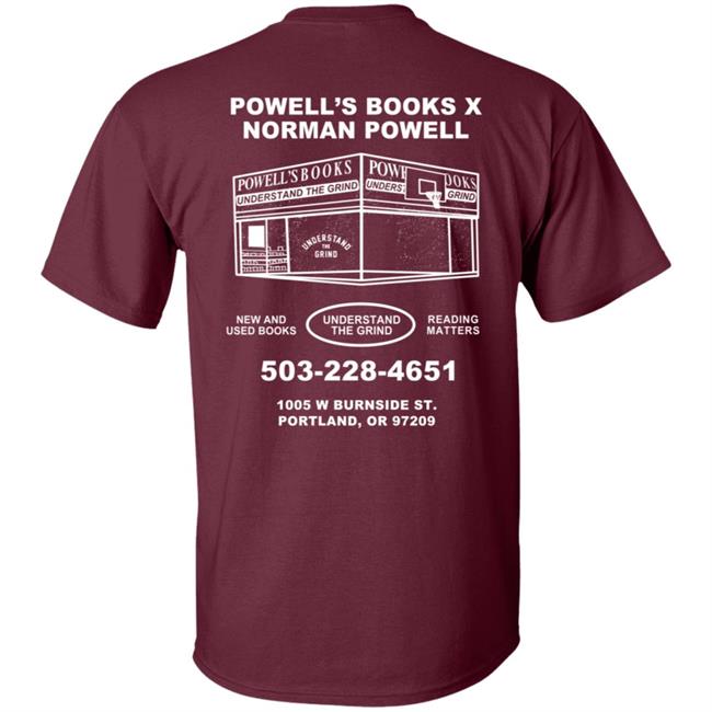 Powell S Book Store X Norm Powell Collab Shirt Powell S Book Store X Norm Powell Collab Shirt