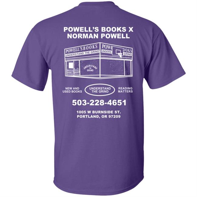 Powell S Book Store X Norm Powell Collab Shirt Powell S Book Store X Norm Powell Collab Shirt