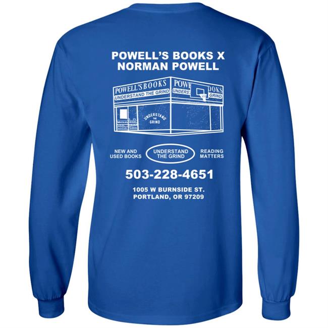 Powell S Book Store X Norm Powell Collab Shirt Powell S Book Store X Norm Powell Collab Shirt