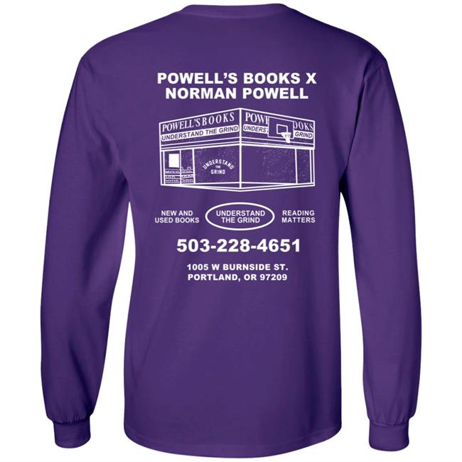 Powell S Book Store X Norm Powell Collab Shirt Powell S Book Store X Norm Powell Collab Shirt