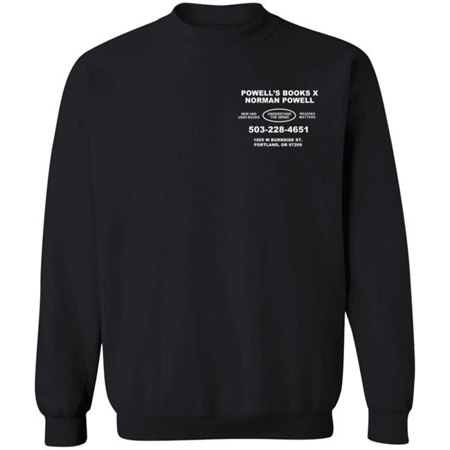 Powell S Book Store X Norm Powell Collab Shirt Powell S Book Store X Norm Powell Collab Shirt