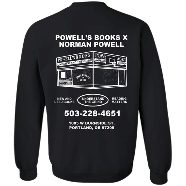 Powell S Book Store X Norm Powell Collab Shirt Powell S Book Store X Norm Powell Collab Shirt