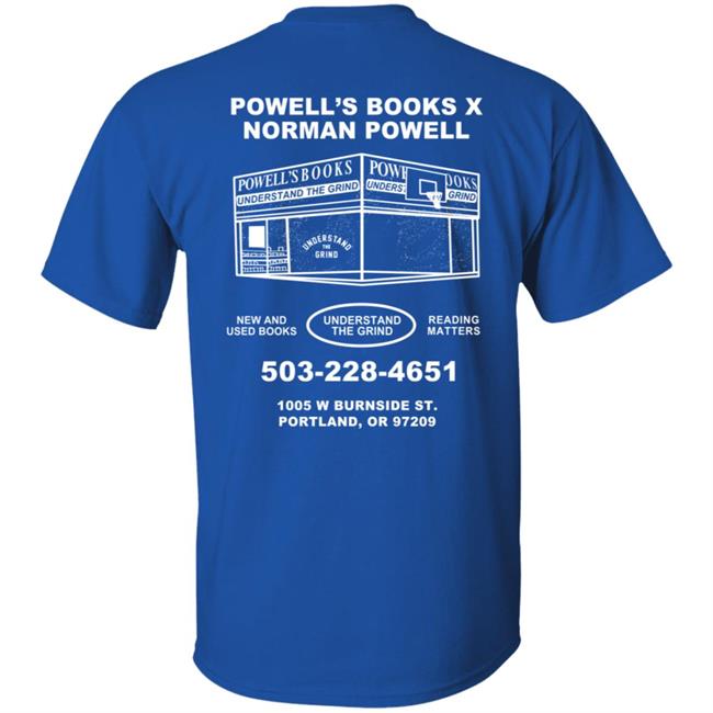 Powell S Book Store X Norm Powell Collab Shirt Powell S Book Store X Norm Powell Collab Shirt