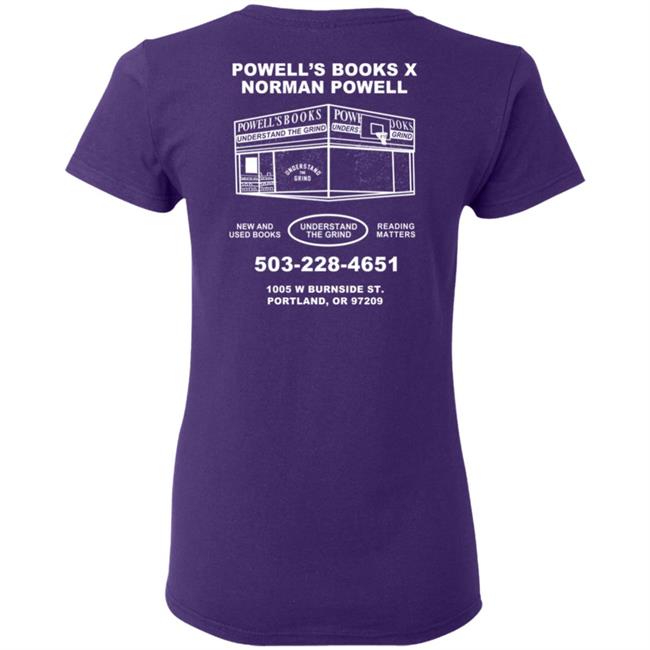 Powell S Book Store X Norm Powell Collab Shirt Powell S Book Store X Norm Powell Collab Shirt