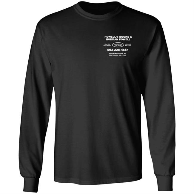 Powell S Book Store X Norm Powell Collab Shirt Powell S Book Store X Norm Powell Collab Shirt