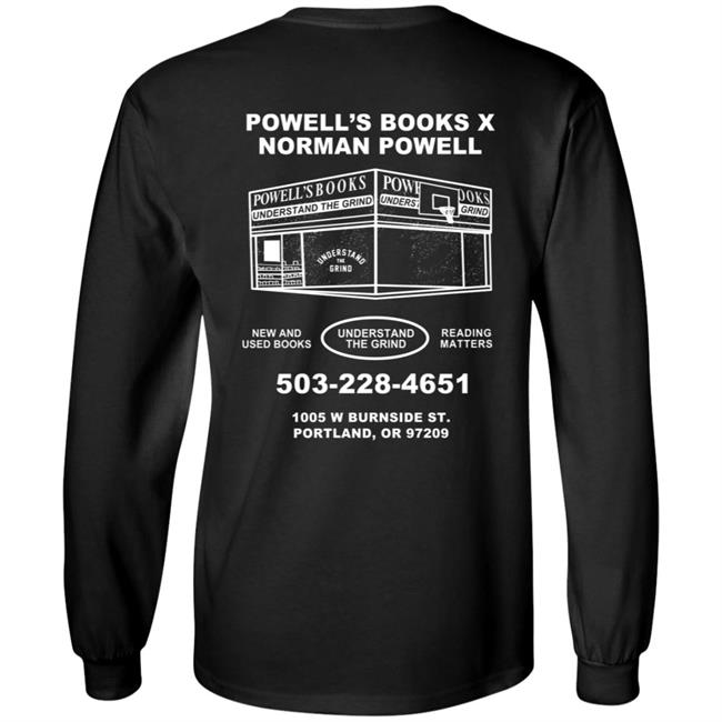 Powell S Book Store X Norm Powell Collab Shirt Powell S Book Store X Norm Powell Collab Shirt