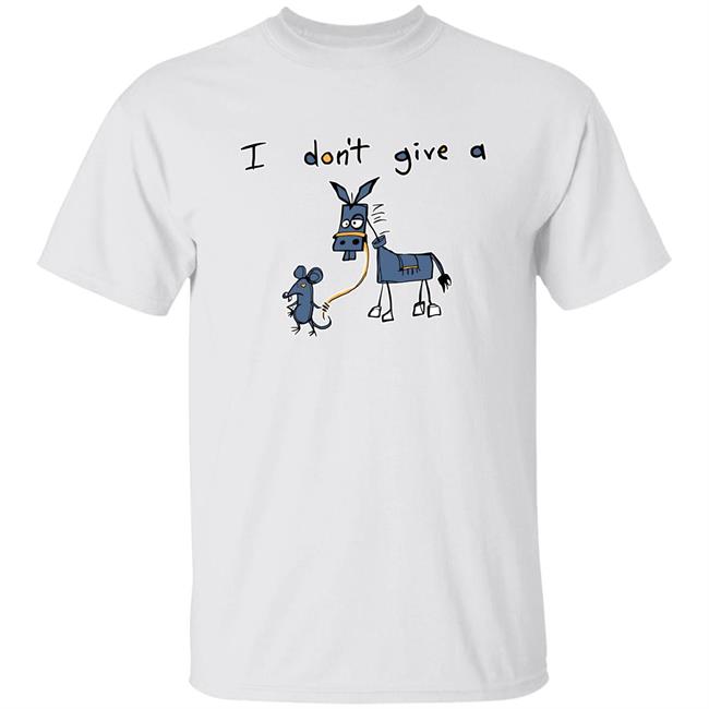 Underground Printing Shop I Don't Give A Rat's Shirt Will Not Smith