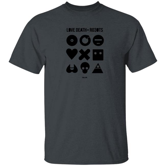 John Scalzi Love Death Robots Blur Shirt