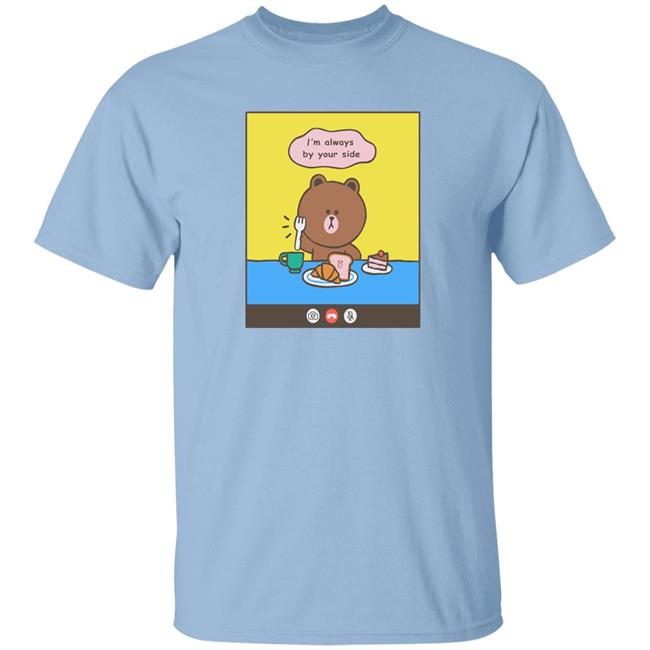 Line Friends Brown I'm Always By Your Side Shirt Sethipede