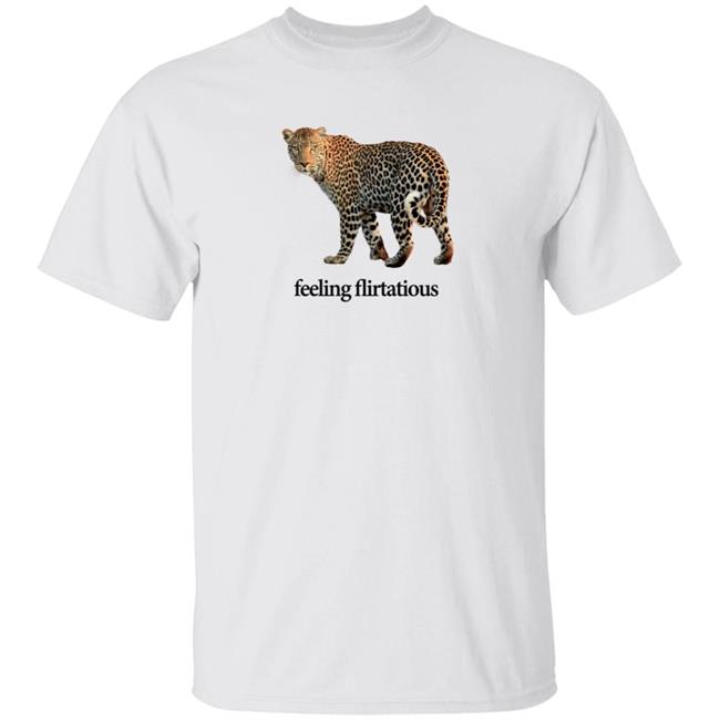 Caucasian James Merch Jaguar Feeling Flirtatious Tee Shirt