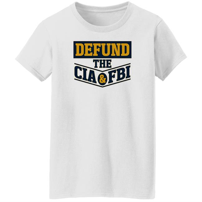 Cassady Campbell Merch Defund The Cia & Fbi T Shirt