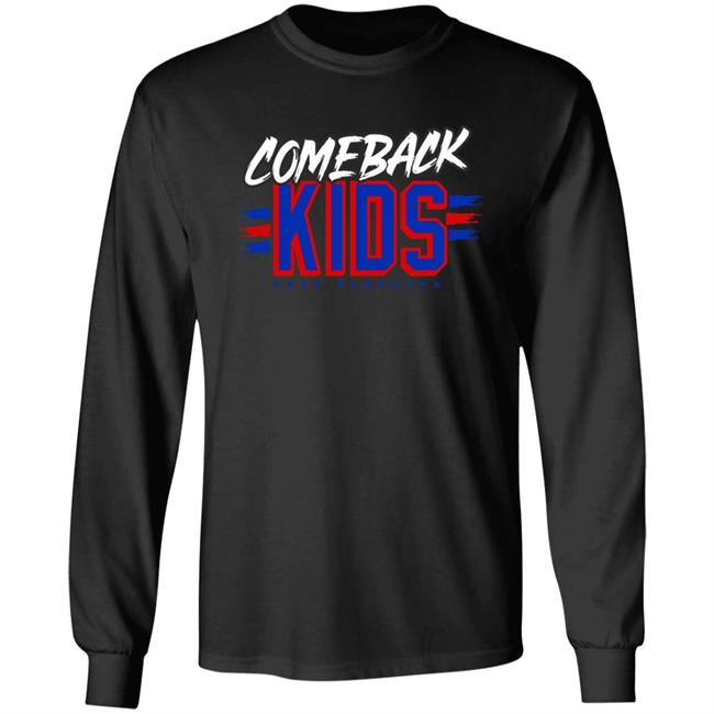 We Bleed Blue NYC Merch Store Comeback Kids 2022 Playoffs Shirt