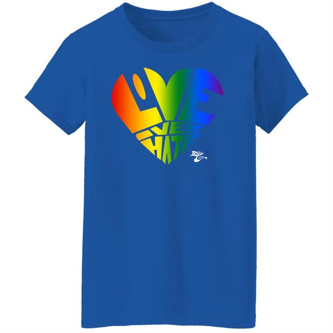Mimi’S Fresh Tees Merch Pride Love Over Hate Shirt Baonpdx Portland Thorns Fc