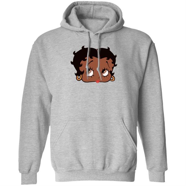 Nyocho Studios Merch Grey Betty Boop Hoodie Nygel Edmonds