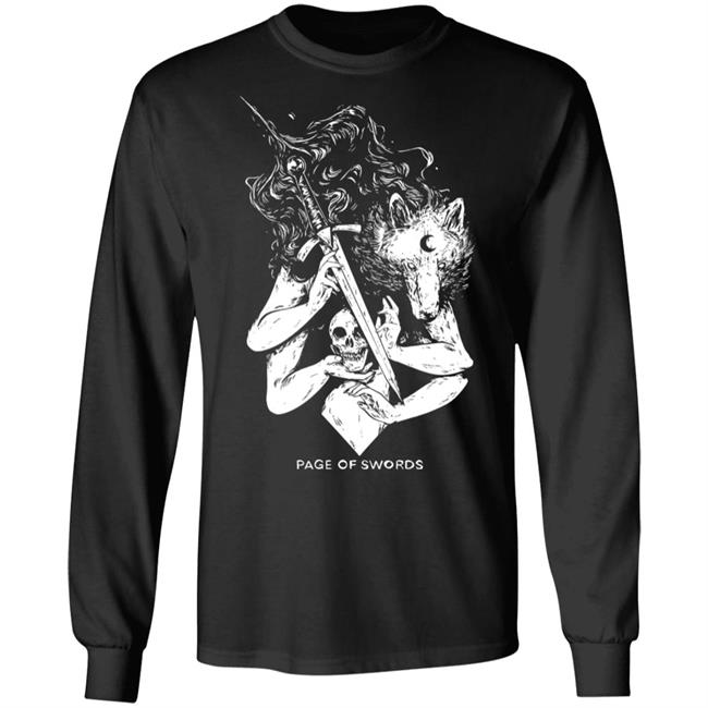 Fenrir Furry Wolf Skull Jack Store Page Of Swords Shirt