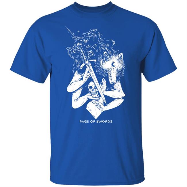 Page Of Swords Shirt Wolf Skull Jack Store Fenrir Furry Fenrir Furry Wolf Skull Jack Store Page Of Swords Shirt