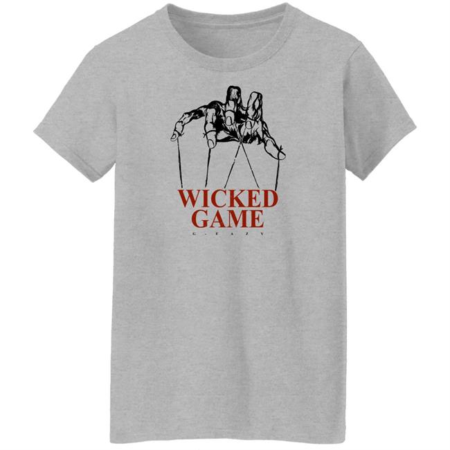 G Eazy Merch Wicked Game Tee Shirt Wicked Game Tee Shirt G Eazy Merch