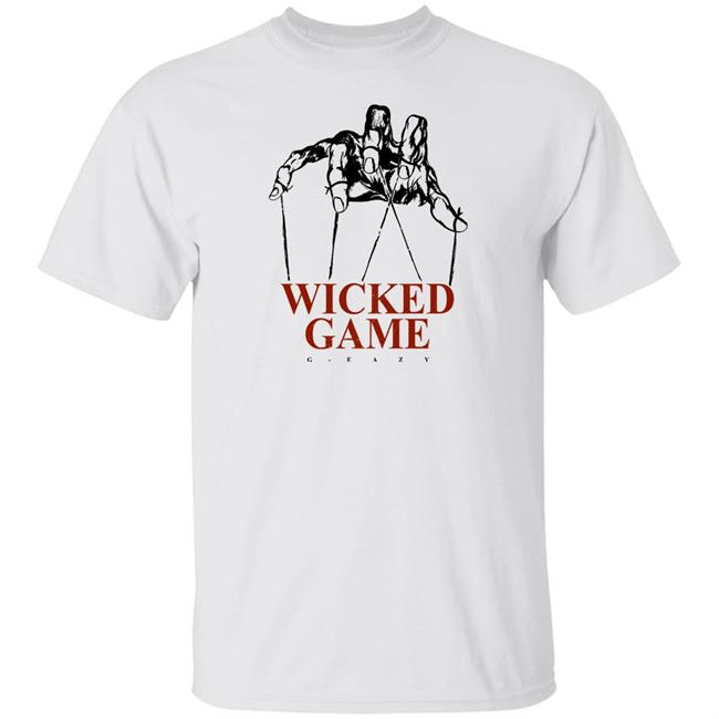 G Eazy Merch Wicked Game Tee Shirt Wicked Game Tee Shirt G Eazy Merch