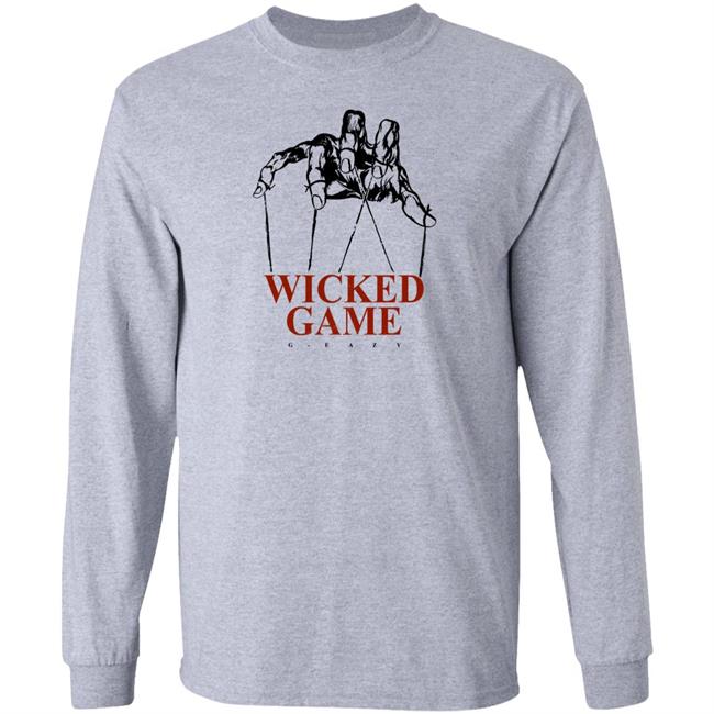 G Eazy Merch Wicked Game Tee Shirt Wicked Game Tee Shirt G Eazy Merch