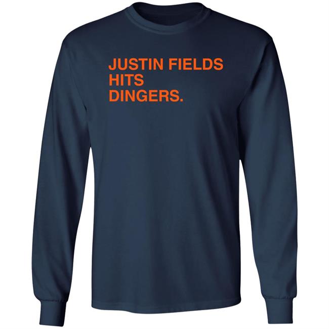 Justin Fields Hits Dingers Shirt Obvious Shirts Merch Obvious Shirts Merch Justin Fields Hits Dingers Shirt