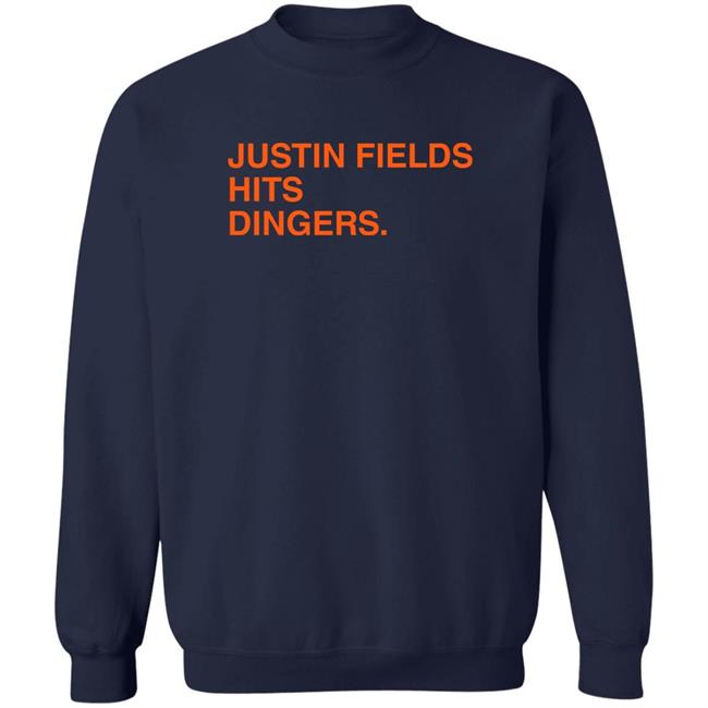Justin Fields Hits Dingers Shirt Obvious Shirts Merch Obvious Shirts Merch Justin Fields Hits Dingers Shirt