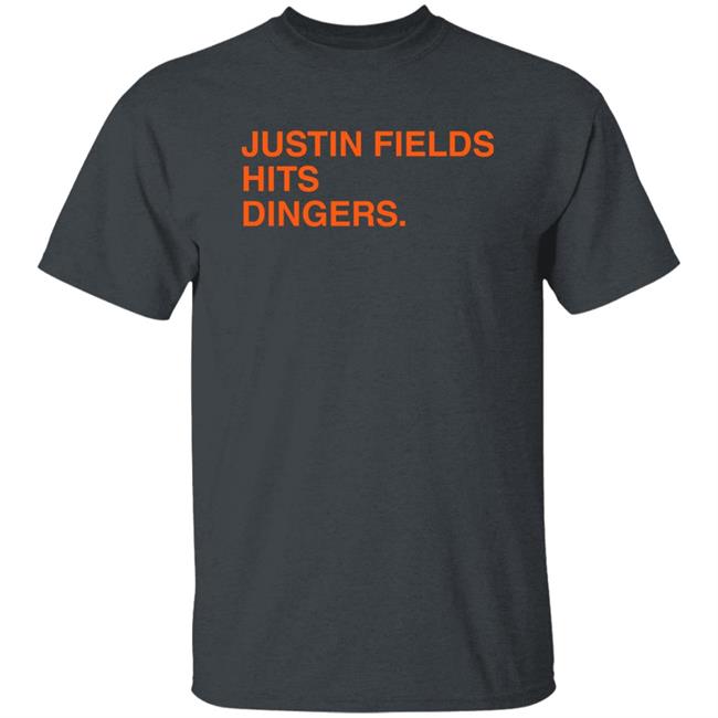 Justin Fields Hits Dingers Shirt Obvious Shirts Merch Obvious Shirts Merch Justin Fields Hits Dingers Shirt