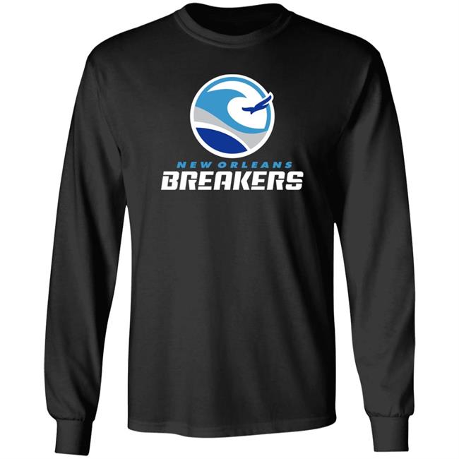 Usfl New Orleans Breakers Logo T Shirt New Orleans Breakers Merch