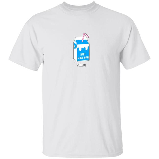 Hot Mulligan Merch Milk Carton Tee Shirt