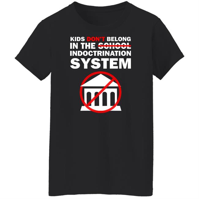 WeAreChange Luke Rudkowski Kids Don't Belong In The School Indoctrination System Shirt