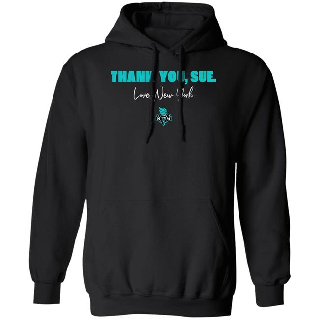 Just Women’s Sports Sue Bird New York Liberty Thank You Sue Love New York Shirt