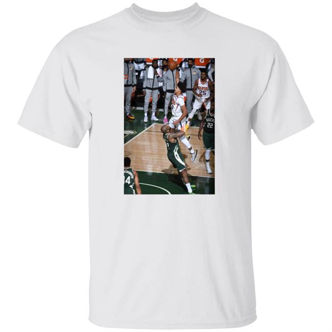 Cam Johnson Dunks On Pj Tucker T Shirt Cam Johnson End Pj Tucker's Career With Monster Dunk Shirt