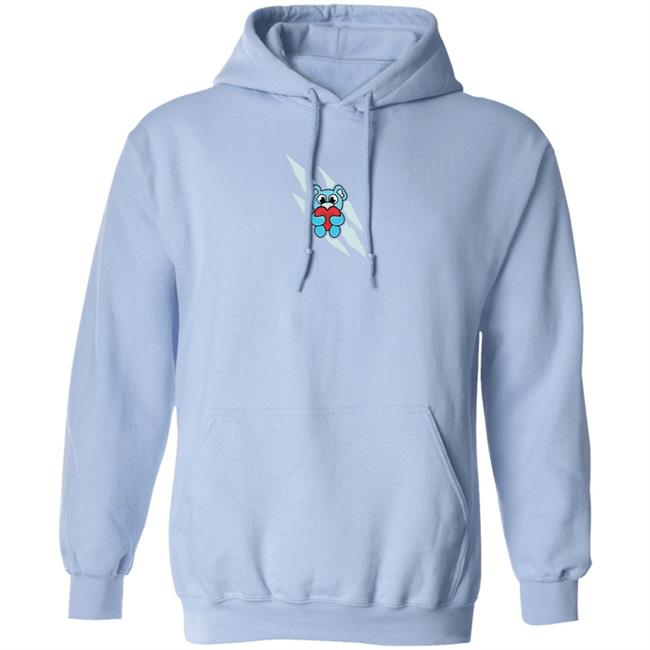 Wallibear Merch Heart Hoodie Sweatshirt