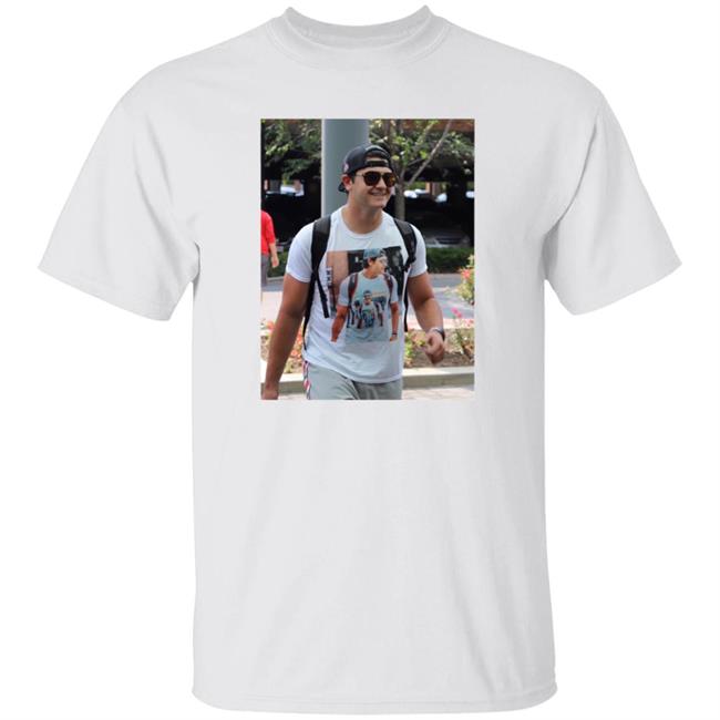 Liam Mccullough Arrives At Ohio State Camp Sporting T Shirt Of Himself Shirt