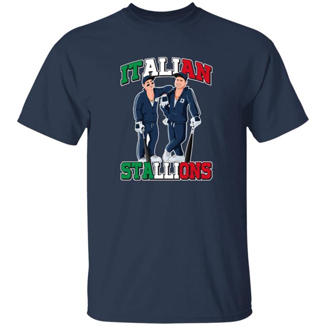 Barstool Sports Store Italian Stallions Tee Shirt Tommy Smokes Anthony Rizzo