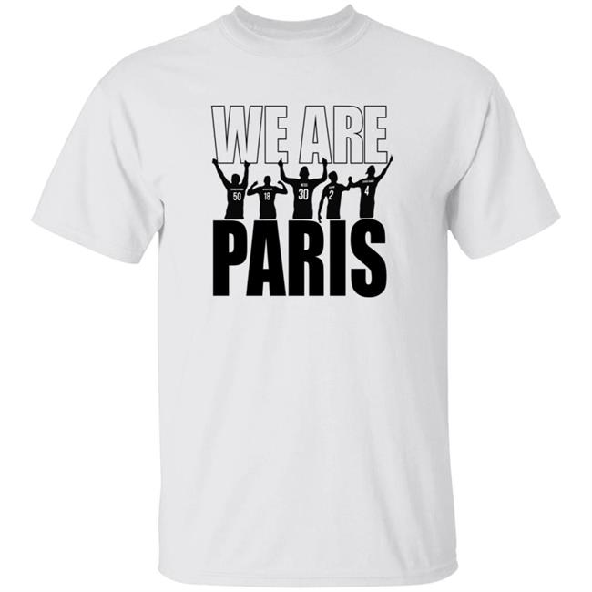 We Are Paris T Shirt Messi Paris Saint Germain