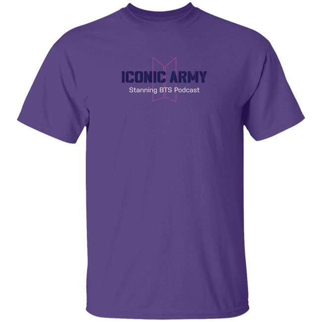 Iconic Army Stanning Bts T Shirt